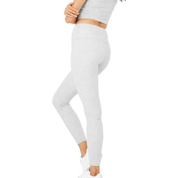 Alo High-Waist Micro Waffle Low-Key Legging